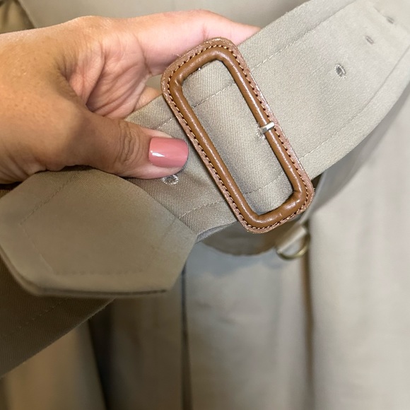 Vintage Burberry Check Trench Coat, L - Picture 10 of 17